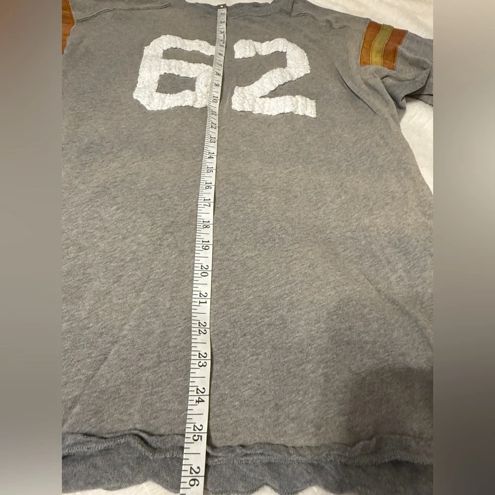 ‼️WE THE FREE by Free People “62” Retro Varsity Long Sleeve Top - SIZE SMALL 👀👀👀 - Picture 8 of 10